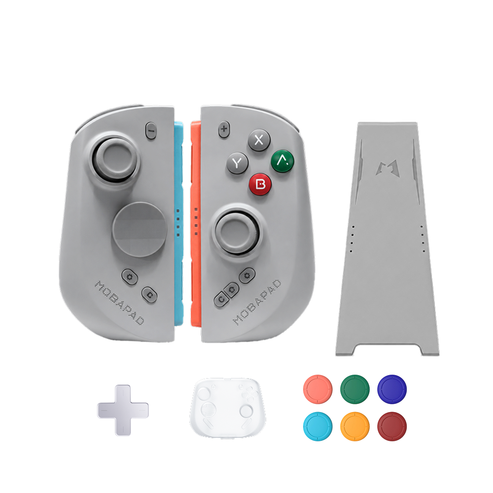 MOBAPAD M12 HD/M12S 3rd-party Switch 2 Joy-con with 6 Thumbstick Covers