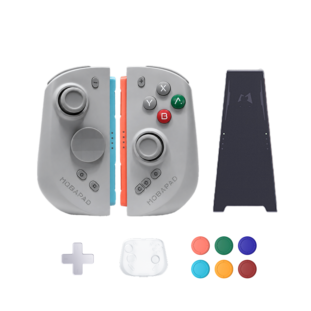 MOBAPAD M12 HD/M12S 3rd-party Switch 2 Joy-con with 6 Thumbstick Covers