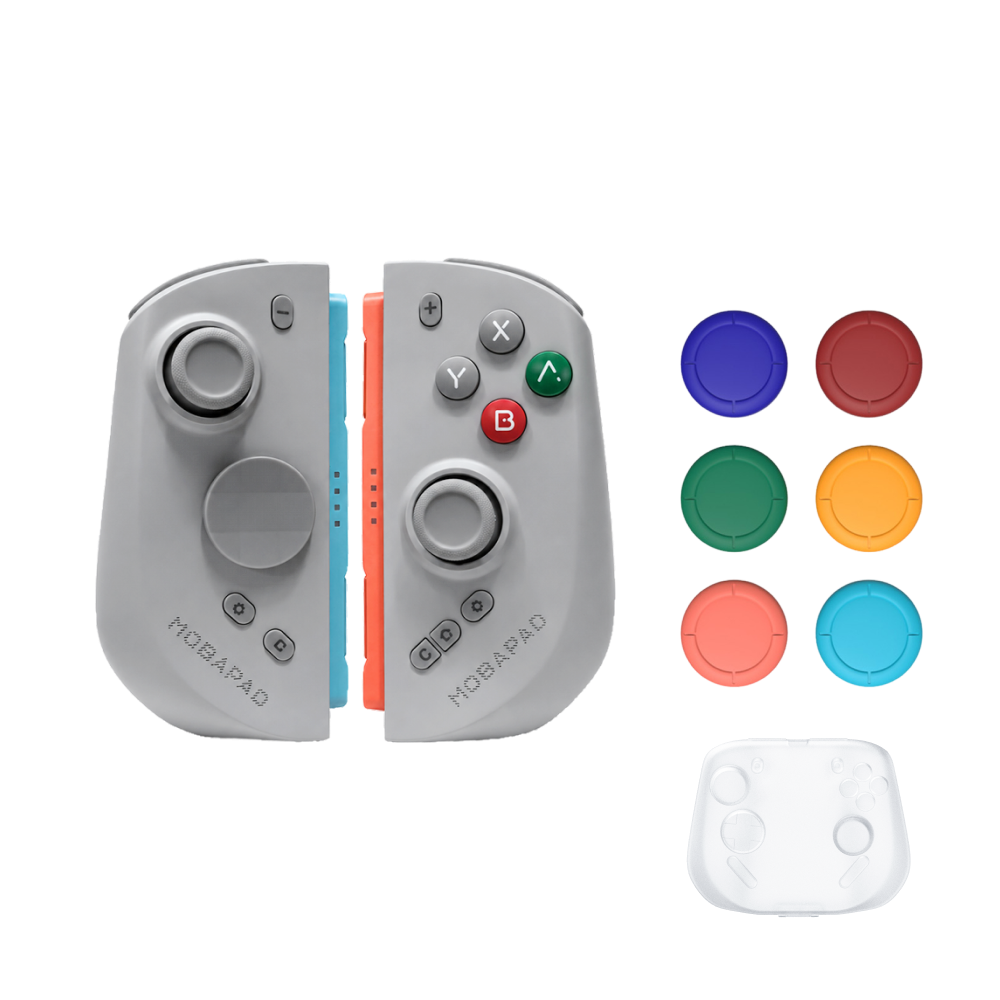 MOBAPAD M12 HD/M12S 3rd-party Switch 2 Joy-con with 6 Thumbstick Covers