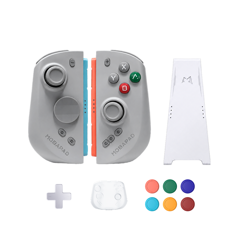 MOBAPAD M12 HD/M12S 3rd-party Switch 2 Joy-con with 6 Thumbstick Covers