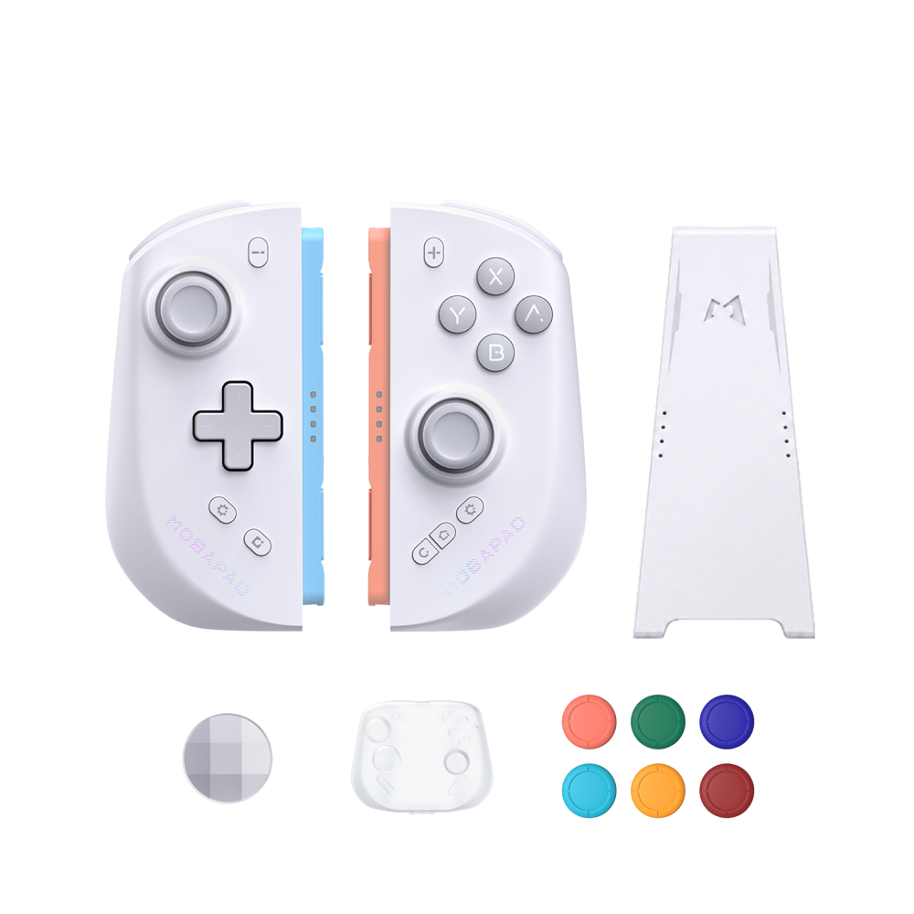 MOBAPAD M12 HD/M12S 3rd-party Switch 2 Joy-con with 6 Thumbstick Covers