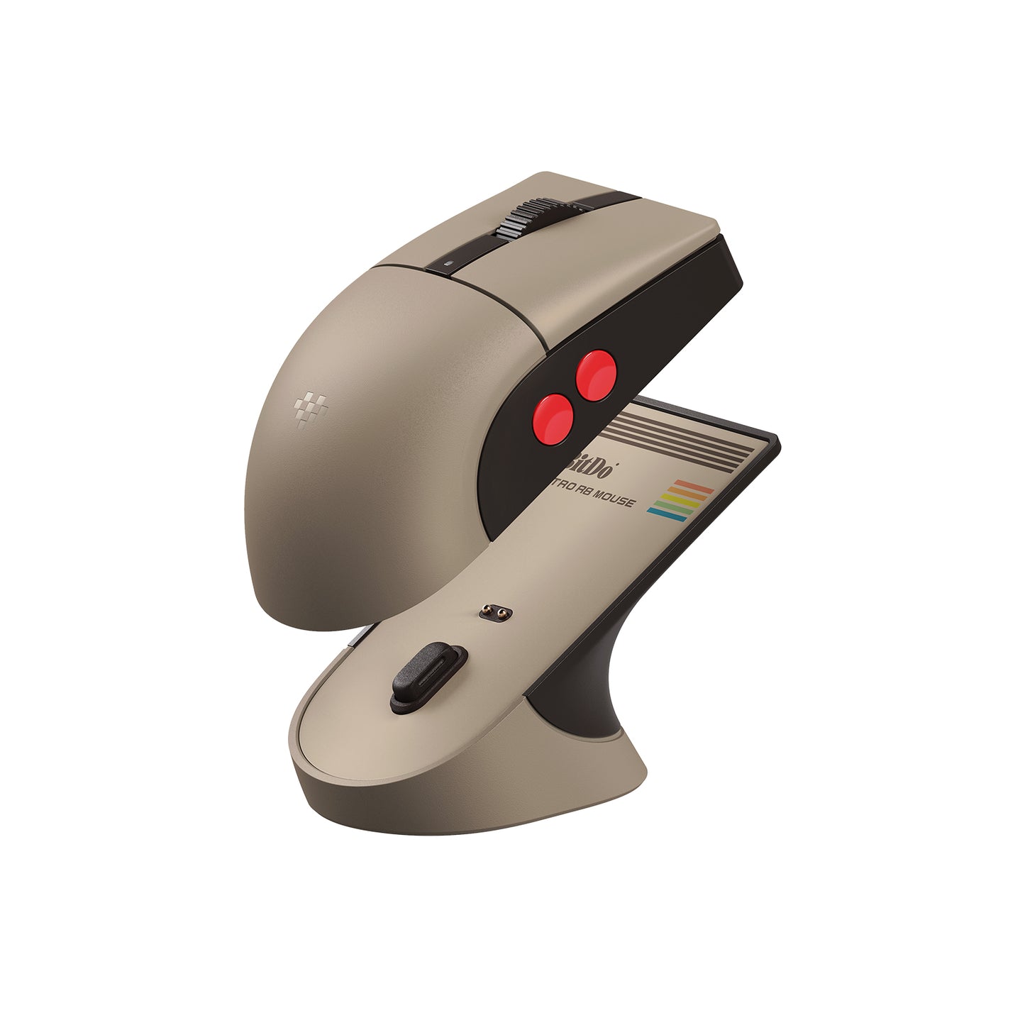 8BitDo Retro R8 Mouse with Charging Dock