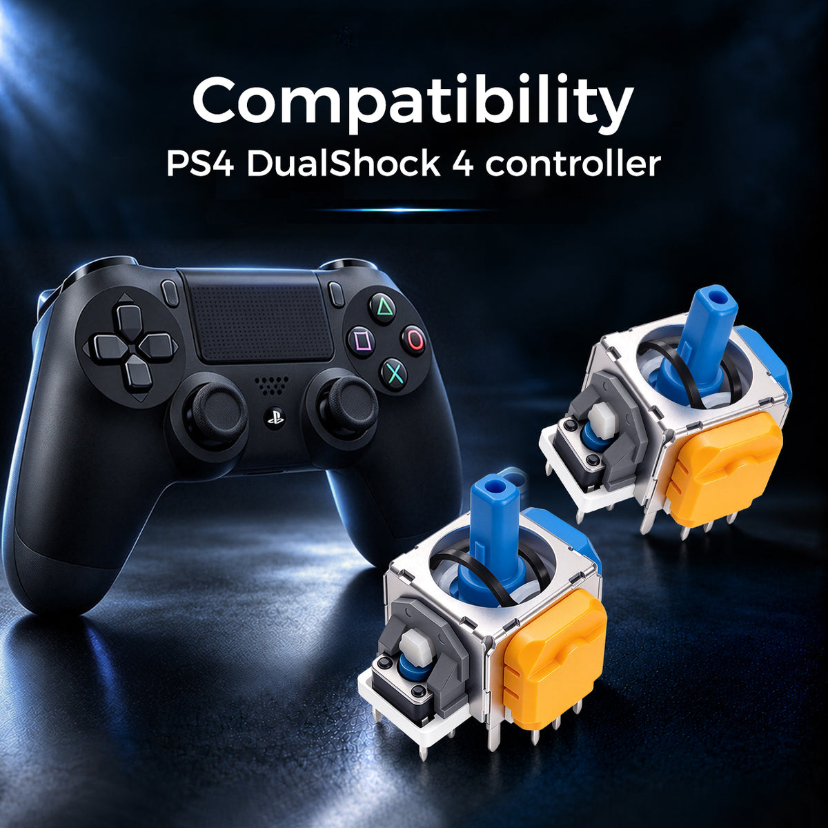 AKNES HallPi V7 TMR Angle-Sensing Joysticks (AK208/AK209)