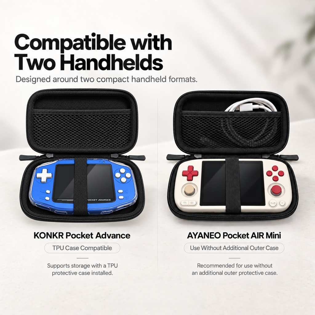 YOOPEO Protective Carrying Case for KONKR Pocket Advance & AYANEO Pocket AIR Mini (YP119)